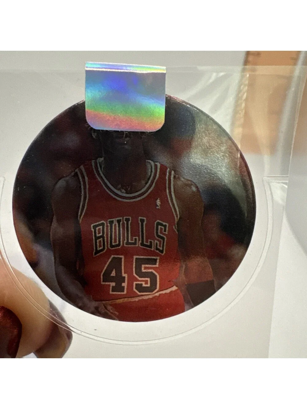 (4) 1995 Upper Deck Milk Cap Michael Jordan S #8, 24, 26, & 45 - In Protectors